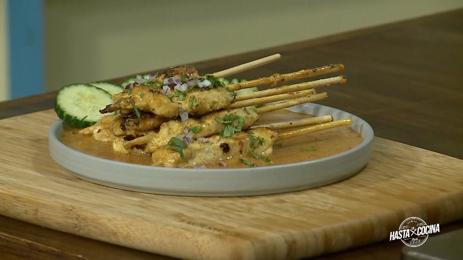 Brochetas de pollo
