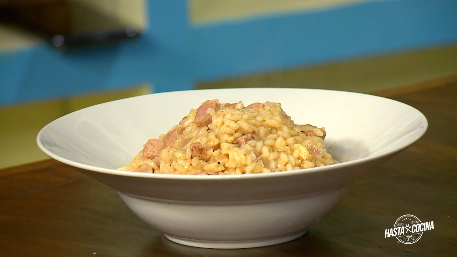 Risotto de atún con ajo