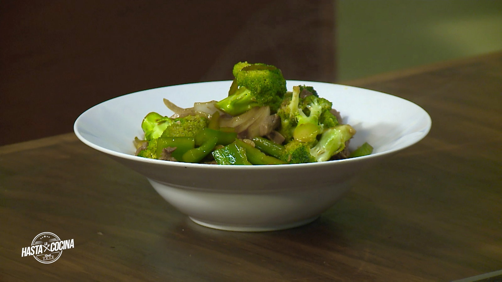 Carne con brócoli