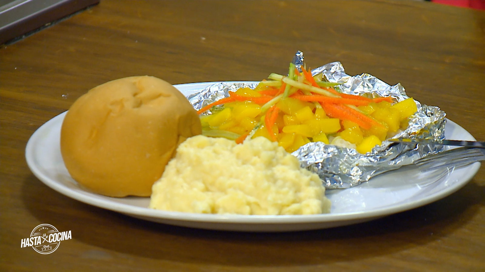 Pescado en salsa de mango