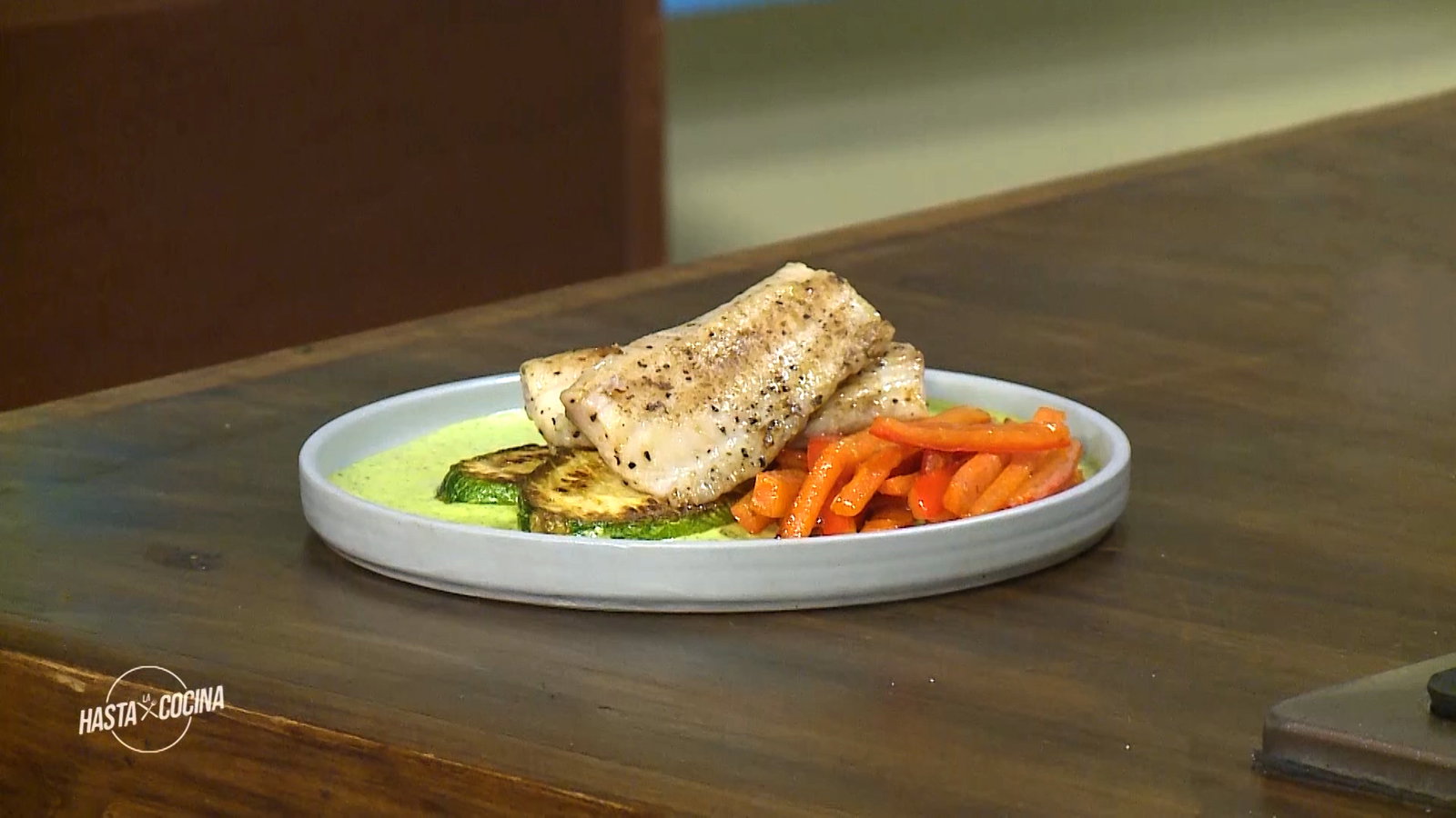 Pescado en salsa de cilantro