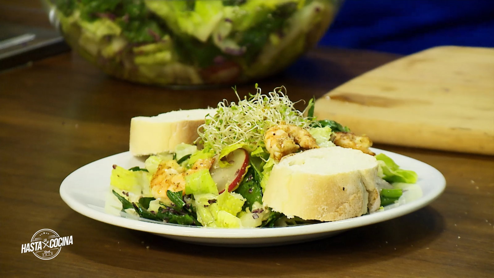 Ensalada de camarones
