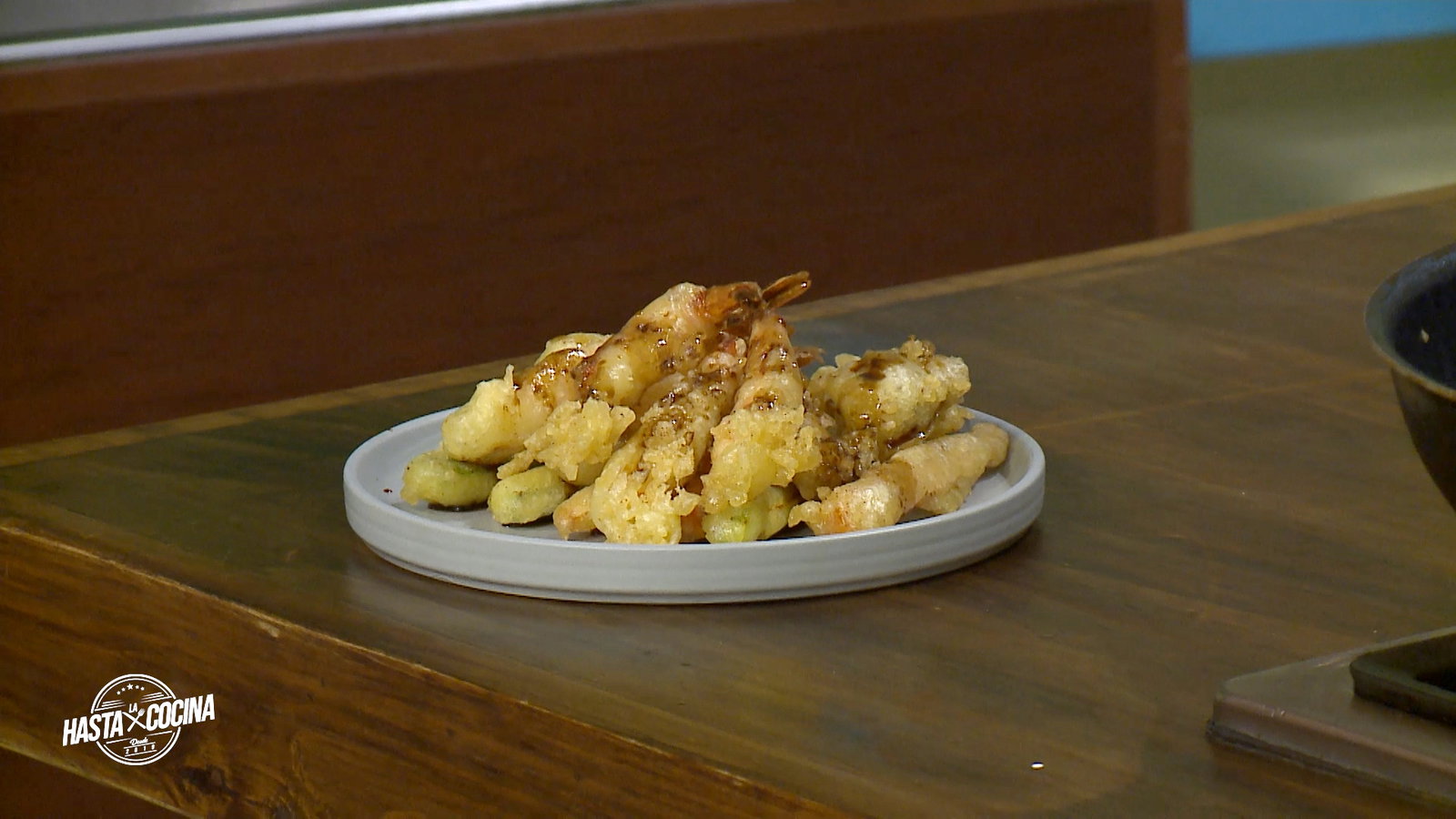 Tempura de camarón