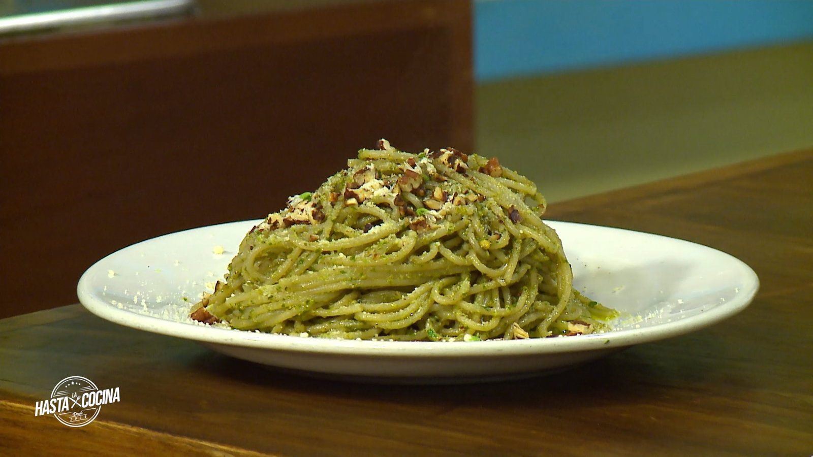 Spaghetti al pesto