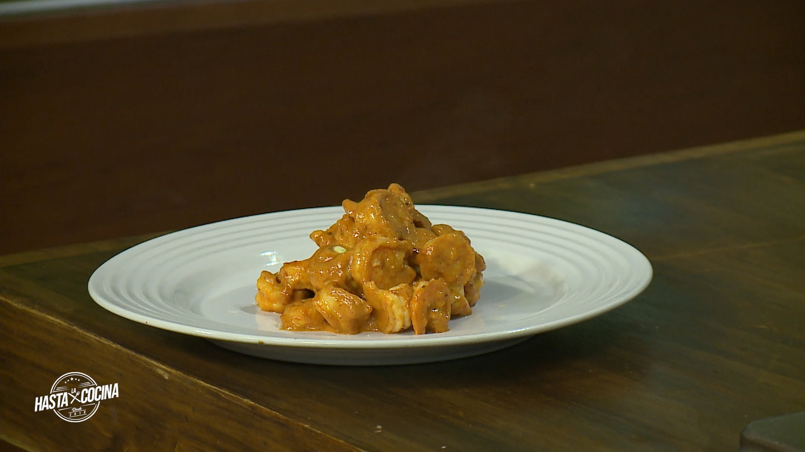 Camarones con salsa de chipotle