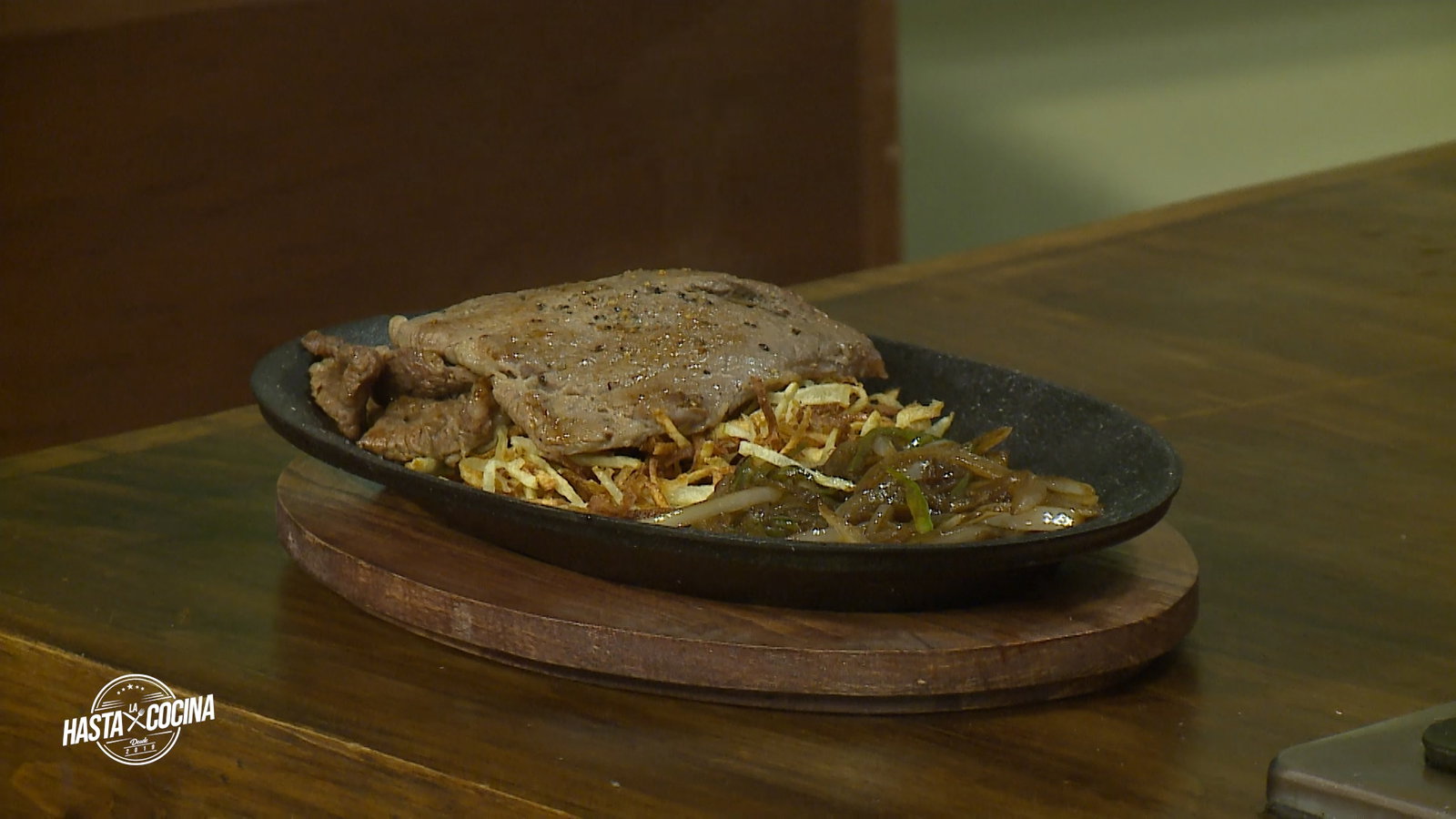 Bistec de res con papas