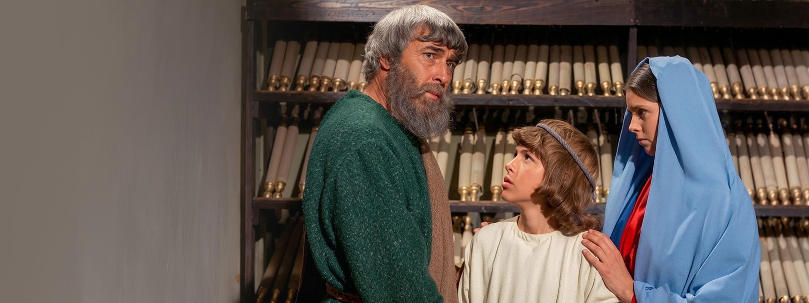 Jesús, María y José